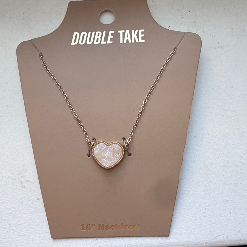Gold Heart Pendant Necklace